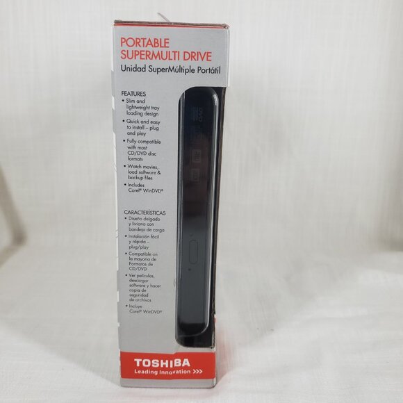 Toshiba Universal Compatibility Portable Supermulti Drive NIB - Picture 4 of 6